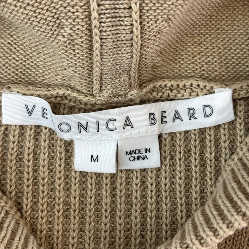 Veronica Beard‎ | Ursina Sweater Hoodie | Beige | Medium - Picture 6 of 6